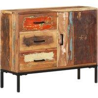 vidaXL Sideboard 88x30x73 cm Solid Reclaimed Wood, Brown