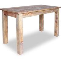 vidaXL Dining Table Solid Reclaimed Wood 120x60x77 cm, Brown