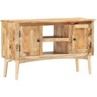 vidaXL Sideboard 100x35x60 cm Solid Mango Wood, Brown