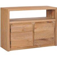 vidaXL Sideboard 80x30x60 cm Solid Teak Wood, Brown