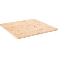 Vidaxl Table Top 80X80X2.5 Cm Solid Wood Pine Square, Brown