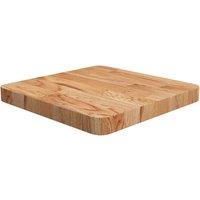 Vidaxl Square Table Top Light Brown 40X40X4Cm Treated Solid Wood Oak, Brown