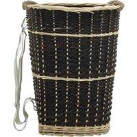 vidaXL Firewood Backpack With Carrying Belts 50x44x58 cm Natural Willow, Brown