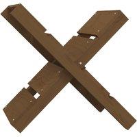 vidaXL Log Holder Honey Brown 47x39.5x48 cm Solid Wood Pine, Brown
