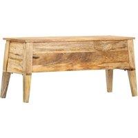 vidaXL Storage Box 99x35x48 cm Solid Mango Wood, Brown