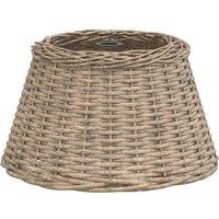 vidaXL Ceiling Lamp Shade Brown 50x30 cm Wicker, Brown