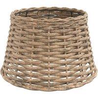 vidaXL Ceiling Lamp Shade Brown 38x23 cm Wicker, Brown