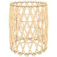 vidaXL Lamp Shade 23x28 cm Wicker, Brown