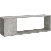 Vidaxl Tv Cabinet Concrete Grey 100X24X32 Cm Engineered Wood, Grey