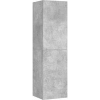 Vidaxl Tv Cabinet Concrete Grey 30.5X30X110 Cm Engineered Wood, Grey