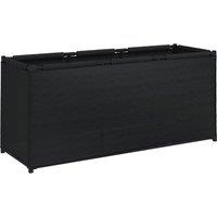 vidaXL Storage Box Black 105x34.5x45 cm Fabric, Black