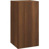 Vidaxl Tv Cabinet Brown Oak 30.5X30X60 Cm Engineered Wood, Brown