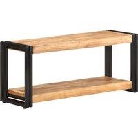 Vidaxl Tv Cabinet 90X30X40 Cm Solid Acacia Wood, Brown