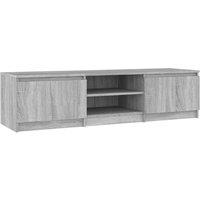 Vidaxl Tv Cabinet Grey Sonoma 140X40X35.5 Cm Engineered Wood, Grey