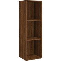 Vidaxl Book Cabinet Tv Cabinet Brown Oak 36X30X114 Cm Engineered Wood, Brown