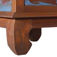 vidaXL Tv Cabinet 110x35x40 cm Reclaimed Teak Wood, Brown