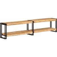 vidaXL Tv Cabinet 180x30x40 cm Solid Wood Mango, Brown