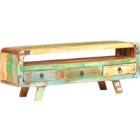 vidaXL Tv Cabinet 117x30x41 cm Solid Reclaimed Wood, Brown