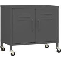 vidaXL Storage Cabinet Anthracite 60x35x56 cm Steel, Multi