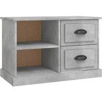 vidaXL Tv Cabinet Concrete Grey 73x35.5x47.5 cm Engineered Wood, Grey
