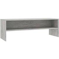 vidaXL Tv Cabinet Concrete Grey 120x40x40 cm Engineered Wood, Grey
