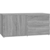 vidaXL Tv Cabinet Grey Sonoma 80x34x36 cm Engineered Wood, Grey