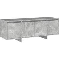 vidaXL Tv Cabinet Concrete Grey 120x30x40.5 cm Engineered Wood, Grey