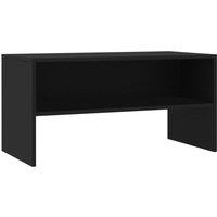 vidaXL Tv Cabinet Black 80x40x40 cm Engineered Wood, Black