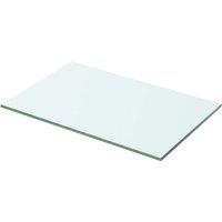 vidaXL Shelf Panel Glass Clear 50x25 cm, Multi