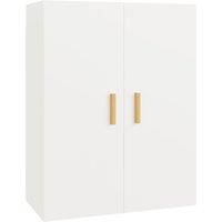 vidaXL Hanging Wall Cabinet White 69.5x34x90 cm, White