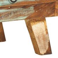 vidaXL Tv Cabinet Multicolour 110x30x40 cm Solid Reclaimed Wood, Multi