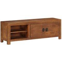 vidaXL Tv Cabinet 120x40x30 cm Solid Mango Wood, Brown