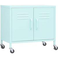 vidaXL Storage Cabinet Mint 60x35x56 cm Steel, Green