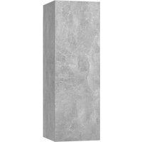 vidaXL Tv Cabinet Concrete Grey 30.5x30x90 cm Engineered Wood, Grey