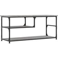 Vidaxl Tv Cabinet Grey Sonoma 103X38X46.5 Cm Engineered Wood And Steel, Grey