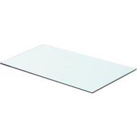 vidaXL Shelf Panel Glass Clear 60x30 cm, Multi