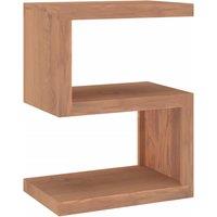 vidaXL Side Table 45x30x60 cm Solid Wood Teak, Brown