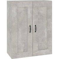 Vidaxl Hanging Wall Cabinet Concrete Grey 69.5X32.5X90 Cm, Grey