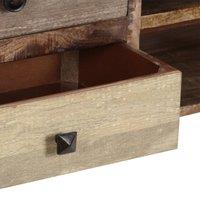 Vidaxl Tv Cabinet 118X30X40 Cm Solid Mango Wood, Brown