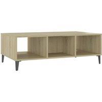 vidaXL Coffee Table Sonoma Oak 103.5x60x35 cm Engineered Wood, Brown