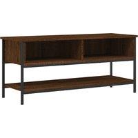 Vidaxl Tv Cabinet Brown Oak 100X35X45 Cm Engineered Wood, Brown