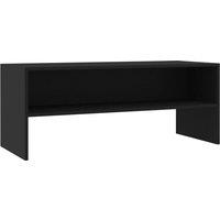vidaXL Tv Cabinet Black 100x40x40 cm Engineered Wood, Black