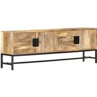 vidaXL Tv Cabinet 140x30x50 cm Solid Mango Wood, Brown