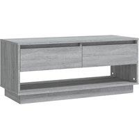vidaXL Tv Cabinet Grey Sonoma 102x41x44 cm Engineered Wood, Grey