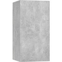 vidaXL Tv Cabinet Concrete Grey 30.5x30x60 cm Engineered Wood, Grey