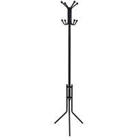 vidaXL Metal Black Coat Stand, Black
