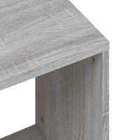 vidaXL Nesting Coffee Tables 2 Pcs Grey Sonoma Engineered Wood, Grey