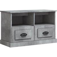 vidaXL Tv Cabinet Concrete Grey 80x35x50 cm Engineered Wood, Grey
