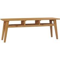 vidaXL Tv Cabinet 120x35x45 cm Solid Teak Wood, Brown