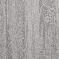vidaXL Tv Cabinet Grey Sonoma 93x35.5x45 cm Engineered Wood, Grey
